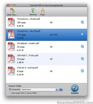 Enolsoft PDF to Text for Mac screenshot